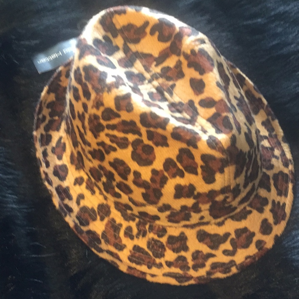 New Madd Hatter Leopard Print Hat